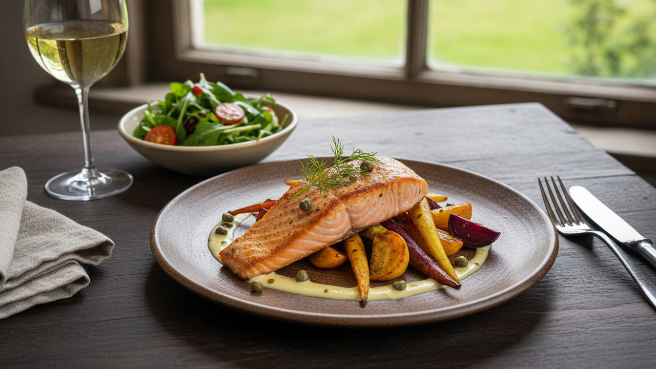 Grilled Sea Bass with Herbs